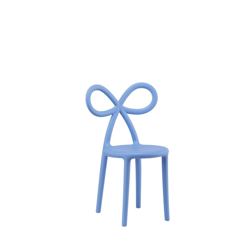 Krzesło Ribbon Baby, niebieskie, QeeBoo