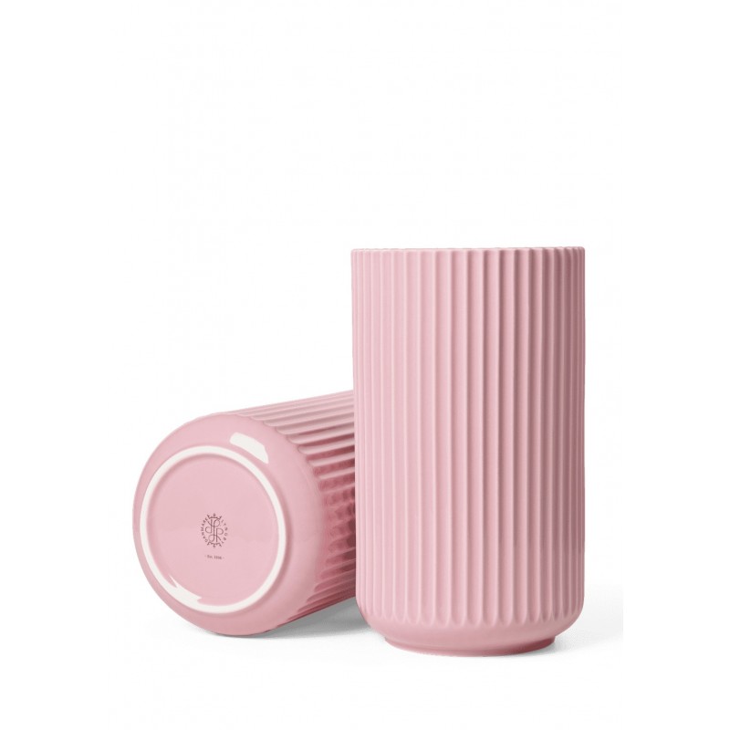 Wazon porcelanowy 25 cm, różowy, Lyngby Porcelain