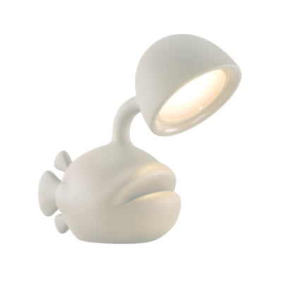 Lampa biurkowa ABYSS kość słoniowa (zawiera wtyczki), QeeBoo