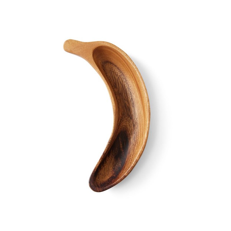 Miska akacjowa w kształcie banana, HKLiving