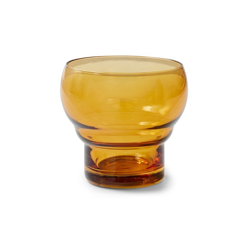 Zestaw 4 szklanek 70's amber, HKLiving