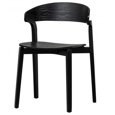 Krzesło jadalniane CRAS czarny, Woood