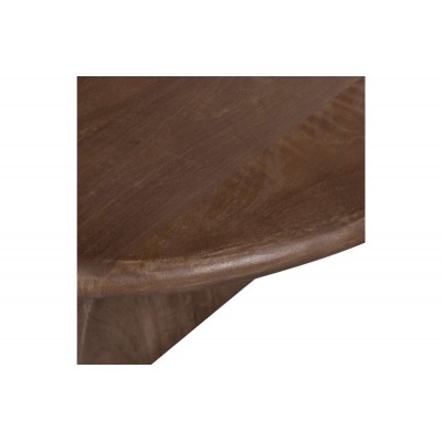 Stolik NALIN z drewna mango, 40 cm brązowy, Woood