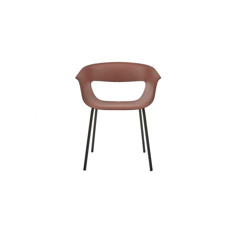 Krzesło STINE różowe, outdoor/indoor, Woood