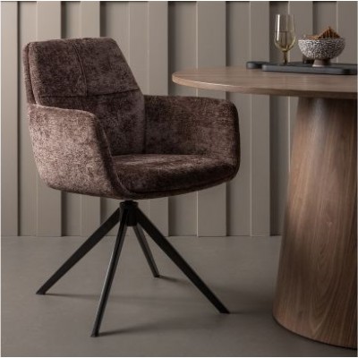 Krzesło jadalniane GRANT, brązowy, Woood