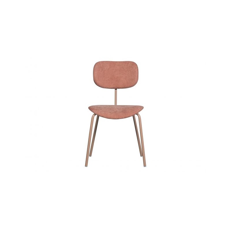 Krzesło LINK, różowe, Woood