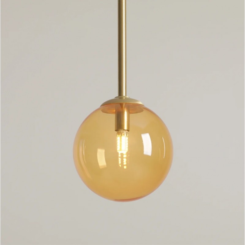 Lampa wisząca Bosso Mini 14, pomarańczowa, Aldex