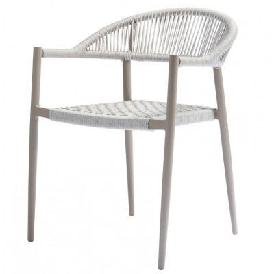 Zestaw 2 krzeseł Malu, jasno szare, Woood