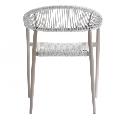 Zestaw 2 krzeseł Malu, jasno szare, Woood