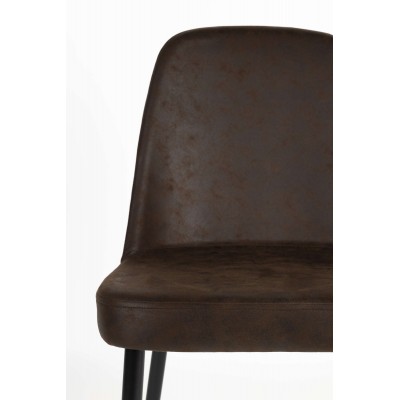 Krzesło ALANA, brązowe, LuDesign