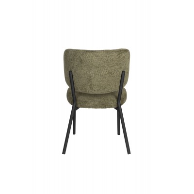 Krzesło Sanne, zielone, LuDesign