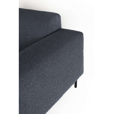 Sofa SYLVIA 2,5 osobowa, granatowa, LuDesign