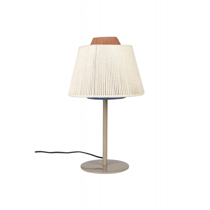 Lampa stołowa YUMI, biały/niebieski, LuDesign