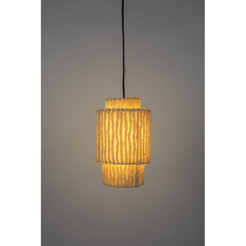 Lampa wisząca ARJUN, wysoka, biała, LuDesign