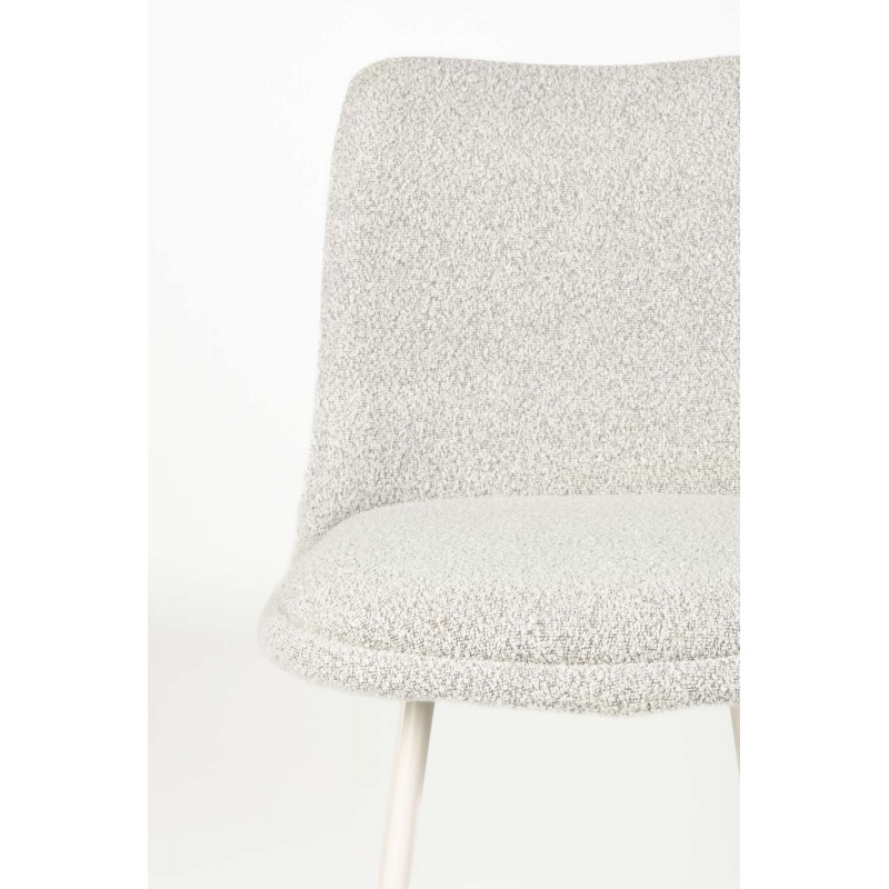 Krzesło Fijs, białe, LuDesign