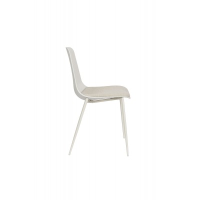 Krzesło Jeffrey, białe, LuDesign