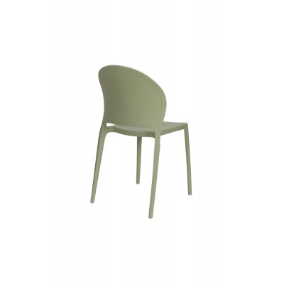Krzesło ogrodowe Sjoerd, zielone, LuDesign
