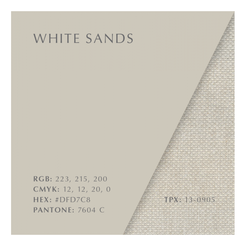 Ławka tapicerowana Paff Low, dąb, white sands, Umage