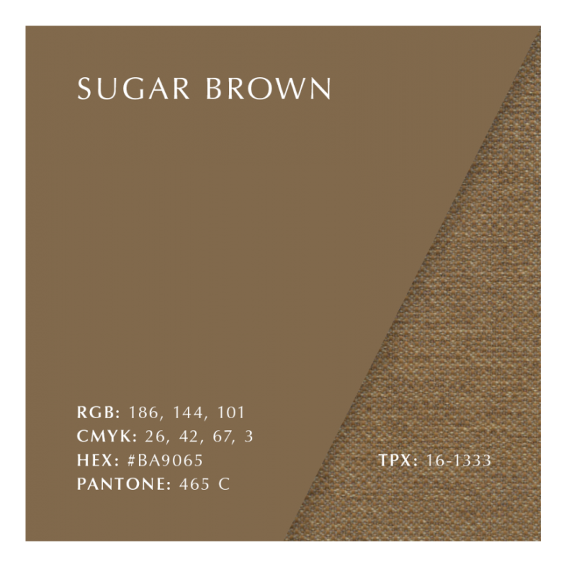 Ławka tapicerowana Paff Low, dąb, sugar brown, Umage