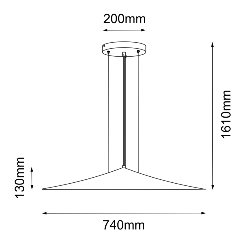 Lampa wisząca Brito 72, platynowa, Antigo