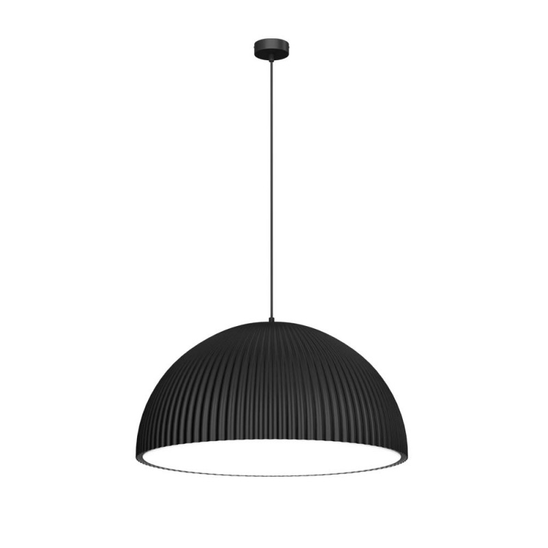 Lampa wisząca Gandra niska, czarna, Antigo