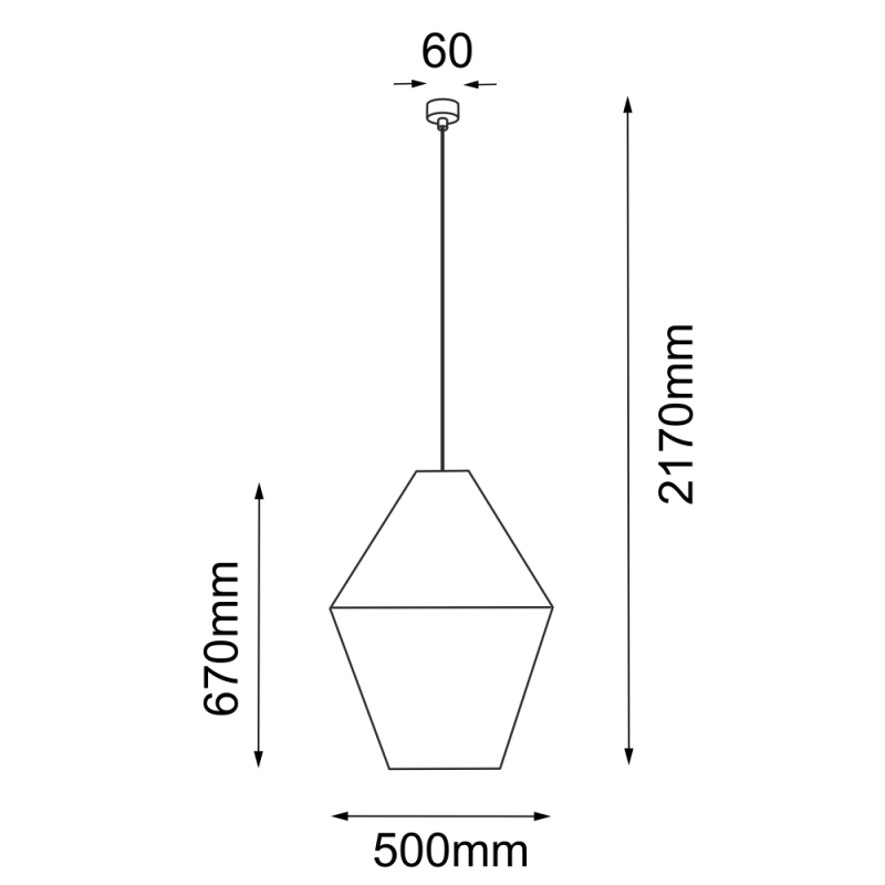 Lampa wisząca Hagata 2, bawełniana, szara, Antigo