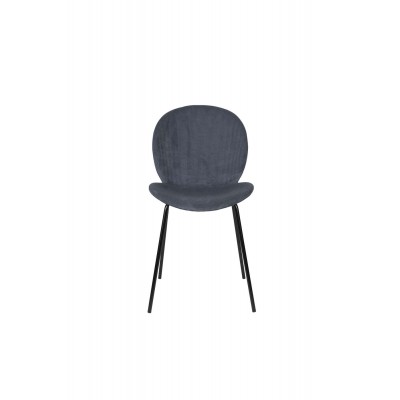 Krzesło BONNET, szaro/niebieski, Zuiver