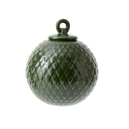 Porcelanowa bombka RHOMBE ⌀7cm, zielony, Lyngby Porcelain