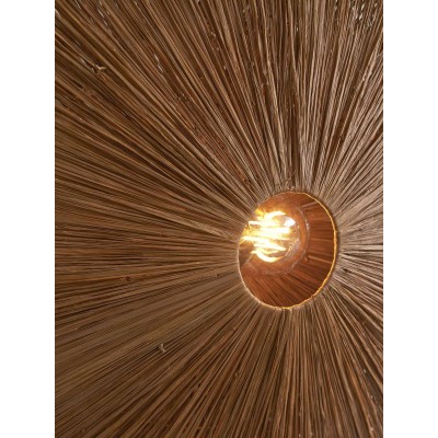 Lampa ścienna Panama Octagon L, brązowa, Good&Mojo