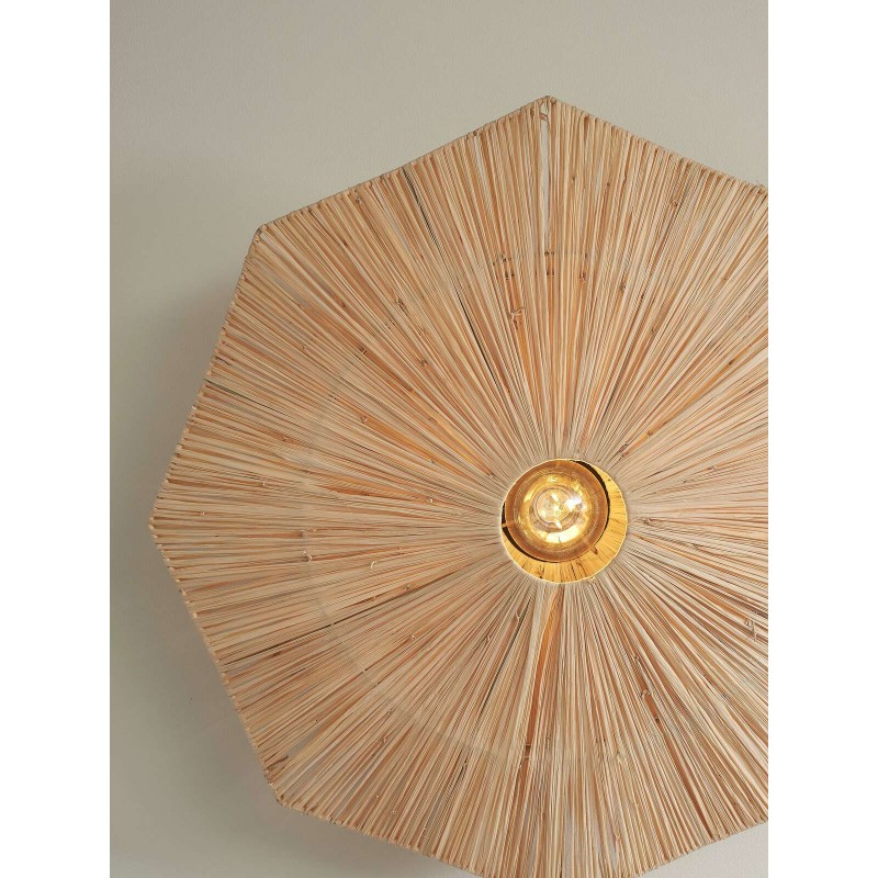 Lampa sufitowa Panama Octagon L, naturalna, Good&Mojo