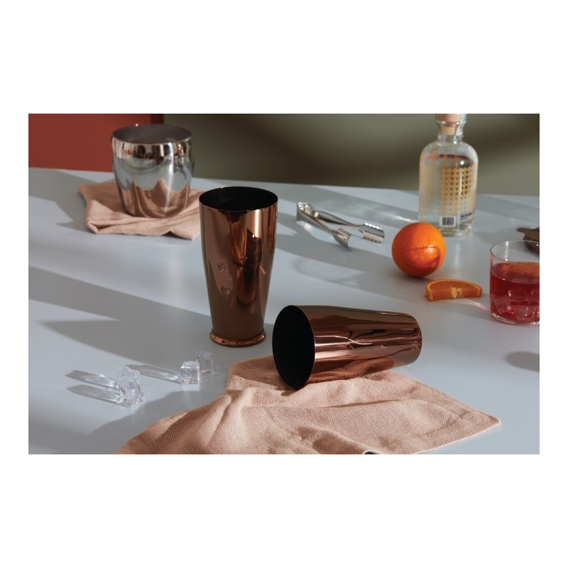 Shaker Boston Copper Mixology, Alessi