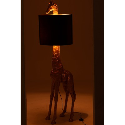 Lampa podłogowa żyrafa, złota, J-Line