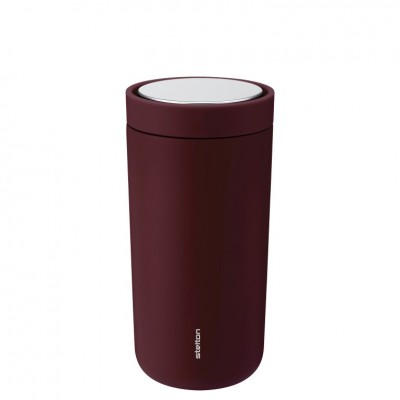 Kubek Termiczny To Go Click 0,4L, bordowy, Stelton