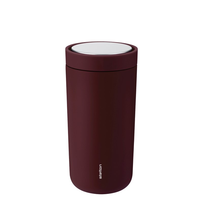 Kubek Termiczny To Go Click 0,4L, bordowy, Stelton