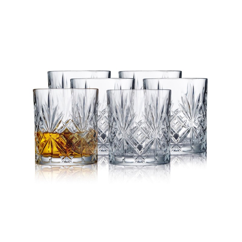 Szklanki do whisky Melodia ze szkła kryształowego, Lyngby Glas