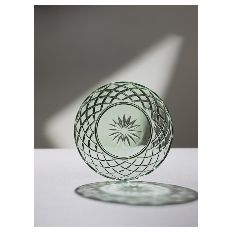 Talerze Sorrento 21 cm zielone, Lyngby Glass