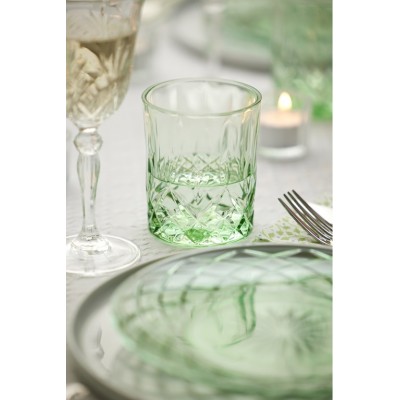 Talerze Sorrento 21 cm zielone, Lyngby Glas