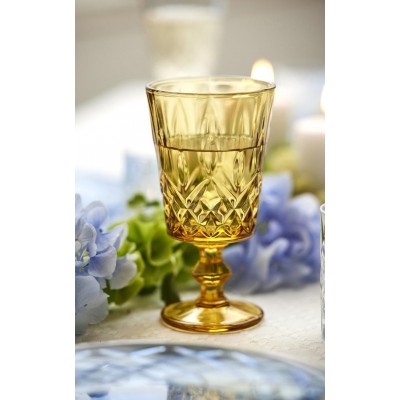 Kieliszki do wina Sorrento 290 ml, bursztynowe, Lyngby Glass