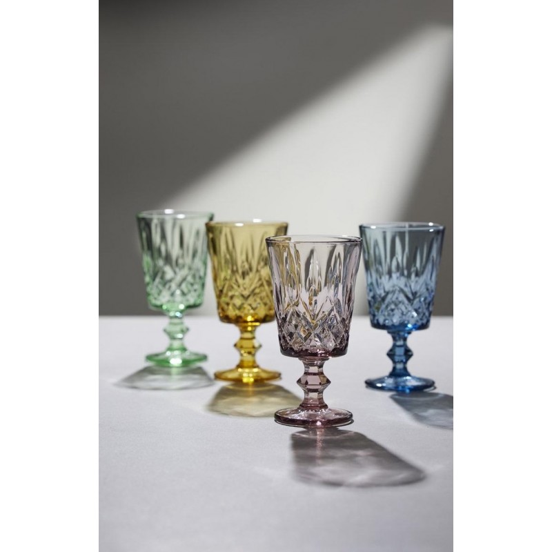 Kieliszki do wina Sorrento 290 ml, bursztynowe, Lyngby Glass