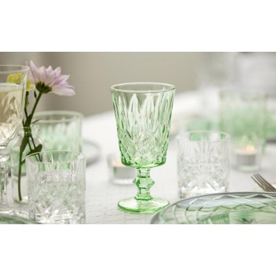 Kieliszki do wina Sorrento 290 ml, zielone, Lyngby Glas