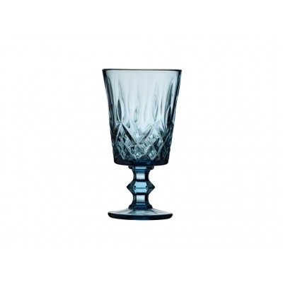 Kieliszki do wina Sorrento 290 ml, niebieskie, Lyngby Glas