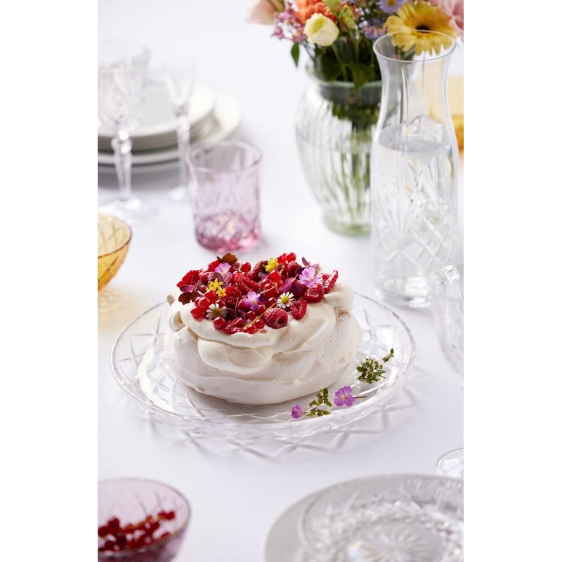 Talerz Sorrento 30 cm, transparentny, Lyngby Glass