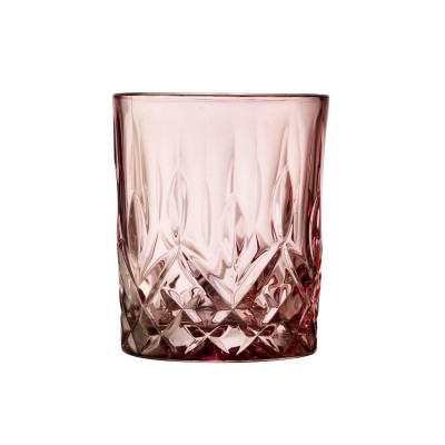 Szklanki do whisky Sorrento 4 szt., różowe, Lyngby Glass