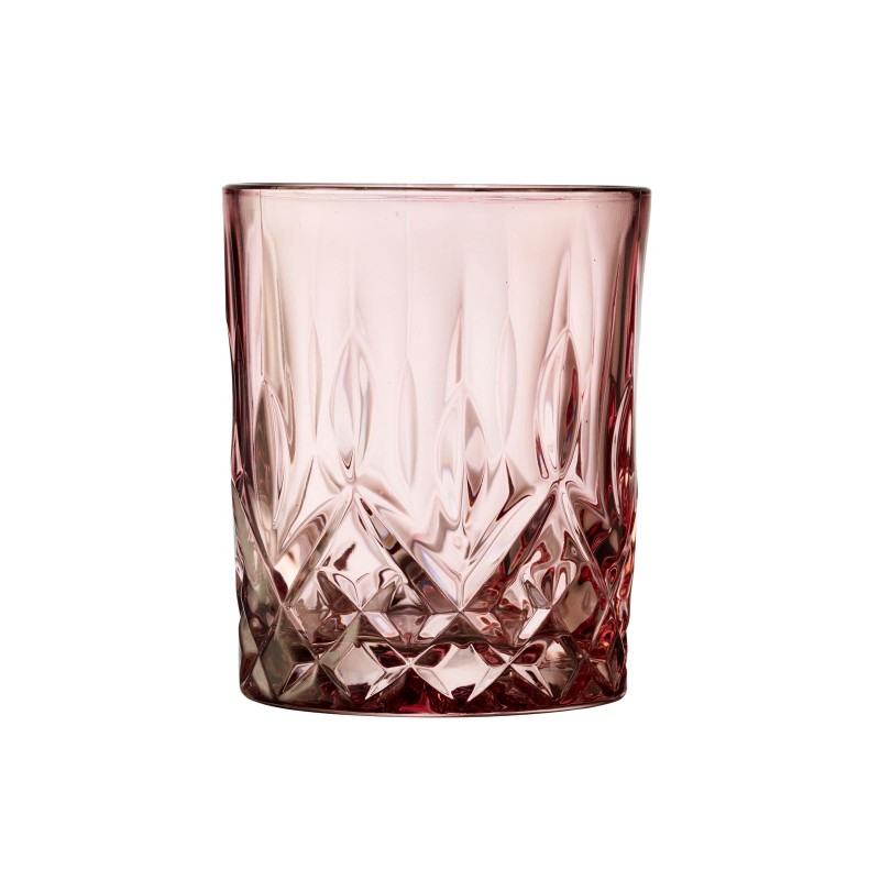 Szklanki do whisky Sorrento 4 szt., różowe, Lyngby Glass