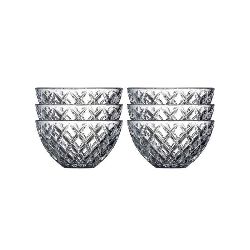 Miseczki  Sorrento 6 szt., przezroczysta, Lyngby Glass