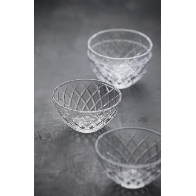 Miseczki  Sorrento 6 szt., przezroczysta, Lyngby Glass