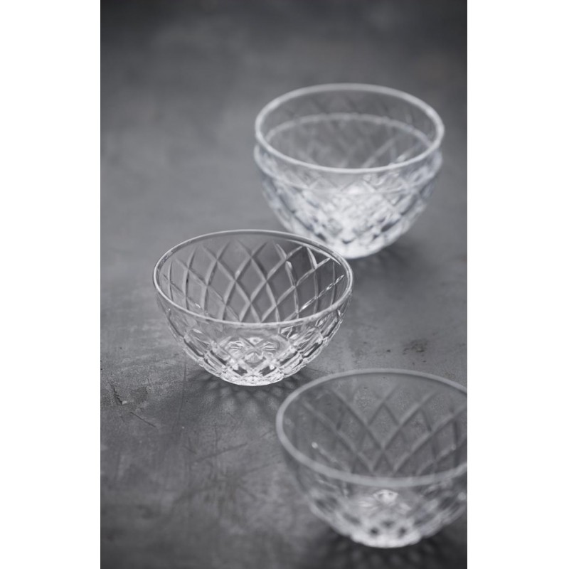 Miseczki  Sorrento 6 szt., przezroczysta, Lyngby Glass