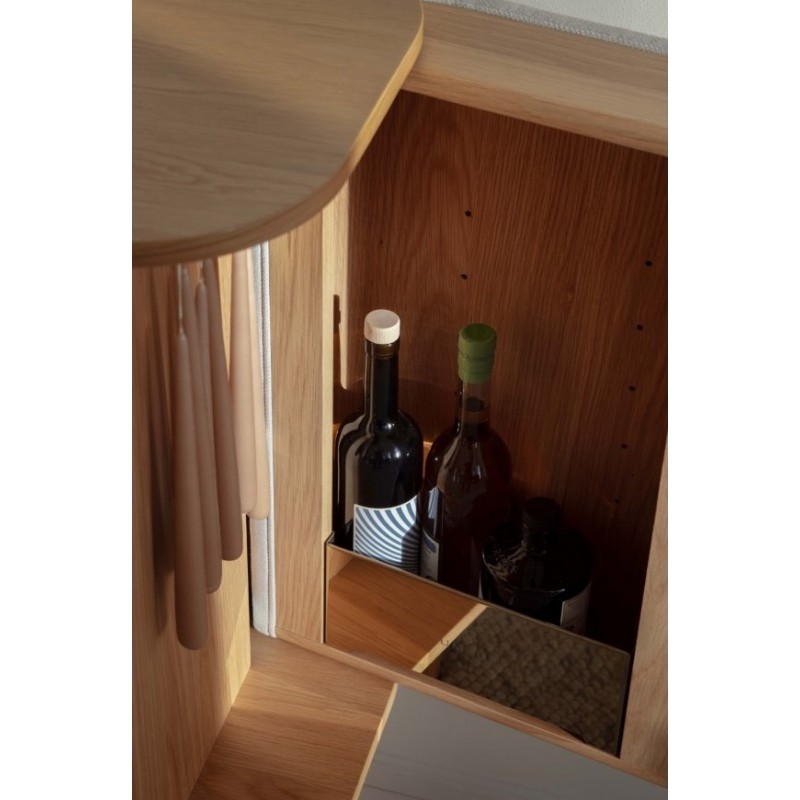 Komoda z szufladami Treasures Oak/White Sand, Umage