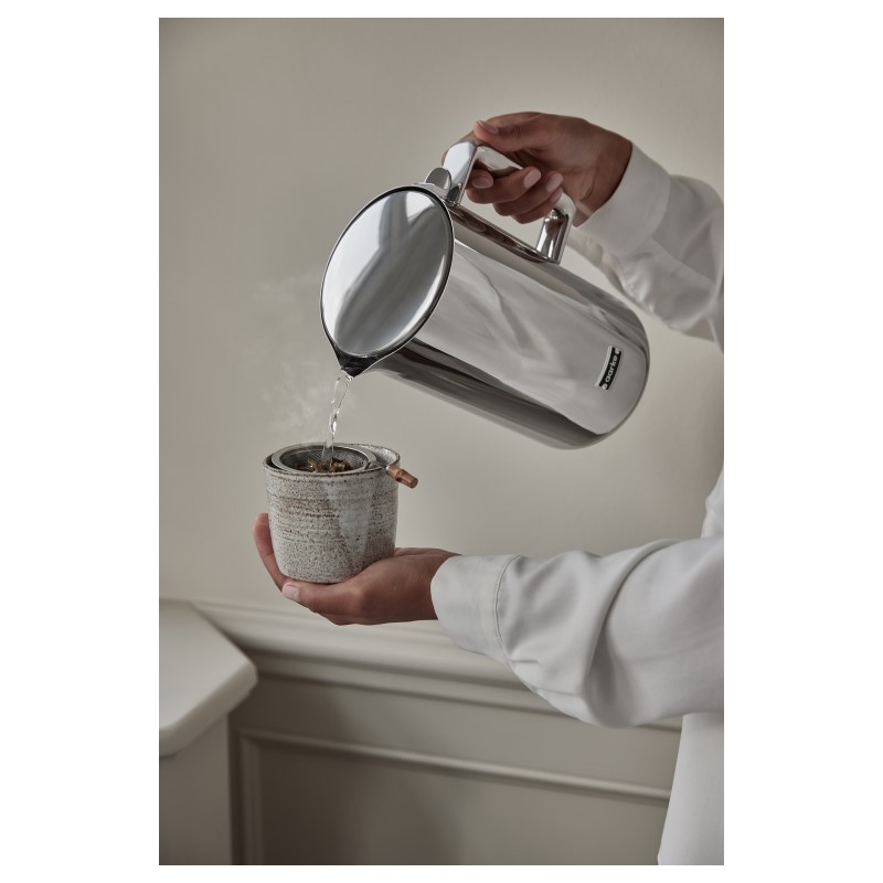 Stalowy czajnik 1.2 l elektryczny z regulacją temperatury, Aarke