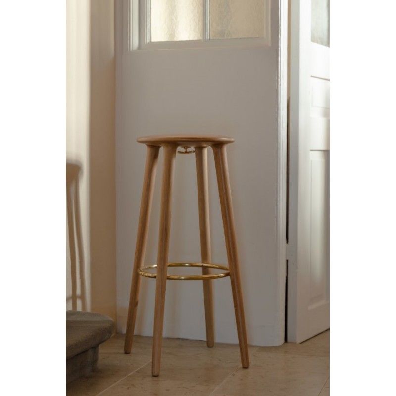Stołek barowy Socialite 77,7 cm, naturalny, Umage